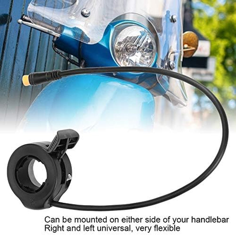 Electric Scooter Thumb Throttle, Speed Control Finger Throttle Accelerator with Waterproof Connector for Electric Scooters